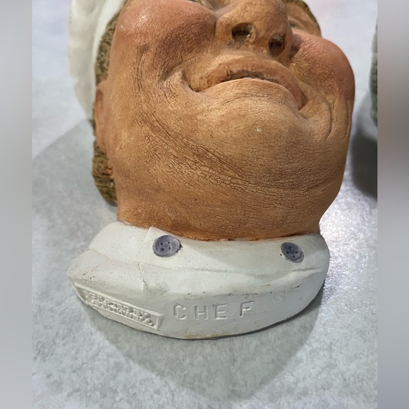 Set of two vintage ceramic heads Chef/Fisherman Lakeland Studios by Southwell - Picture 15 of 15